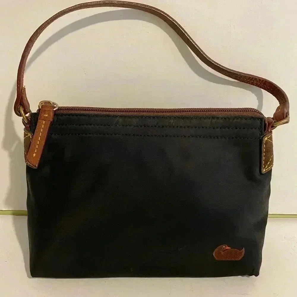 Dooney & Bourke  small Black nylon/  hobo bag